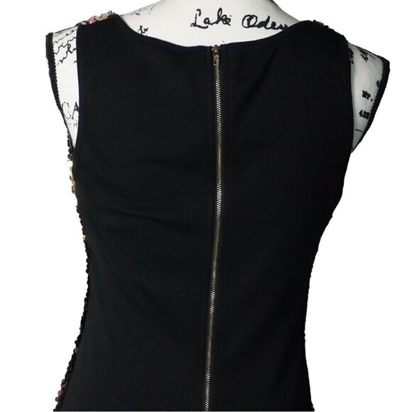 Body Central Sleeveless Metallic Sequined Mini Dress, Small - Picture 7 of 7